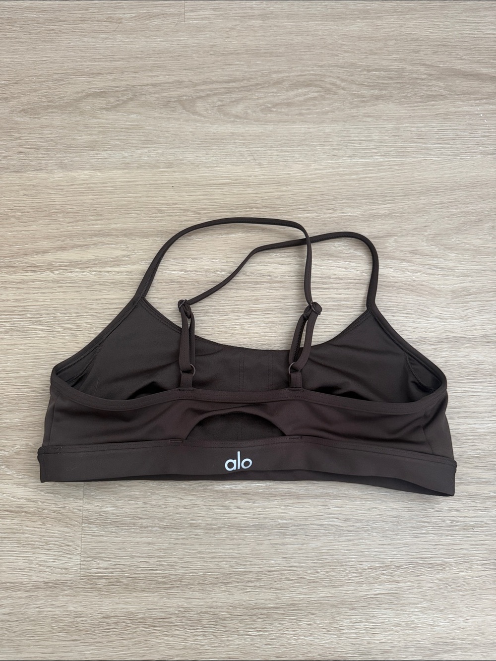 Alo airlift intrigue bra in the espresso - Picture 2 of 2